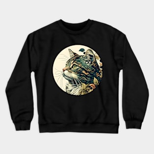 Cat Lovers Vintage Design - Funny Cats Crewneck Sweatshirt